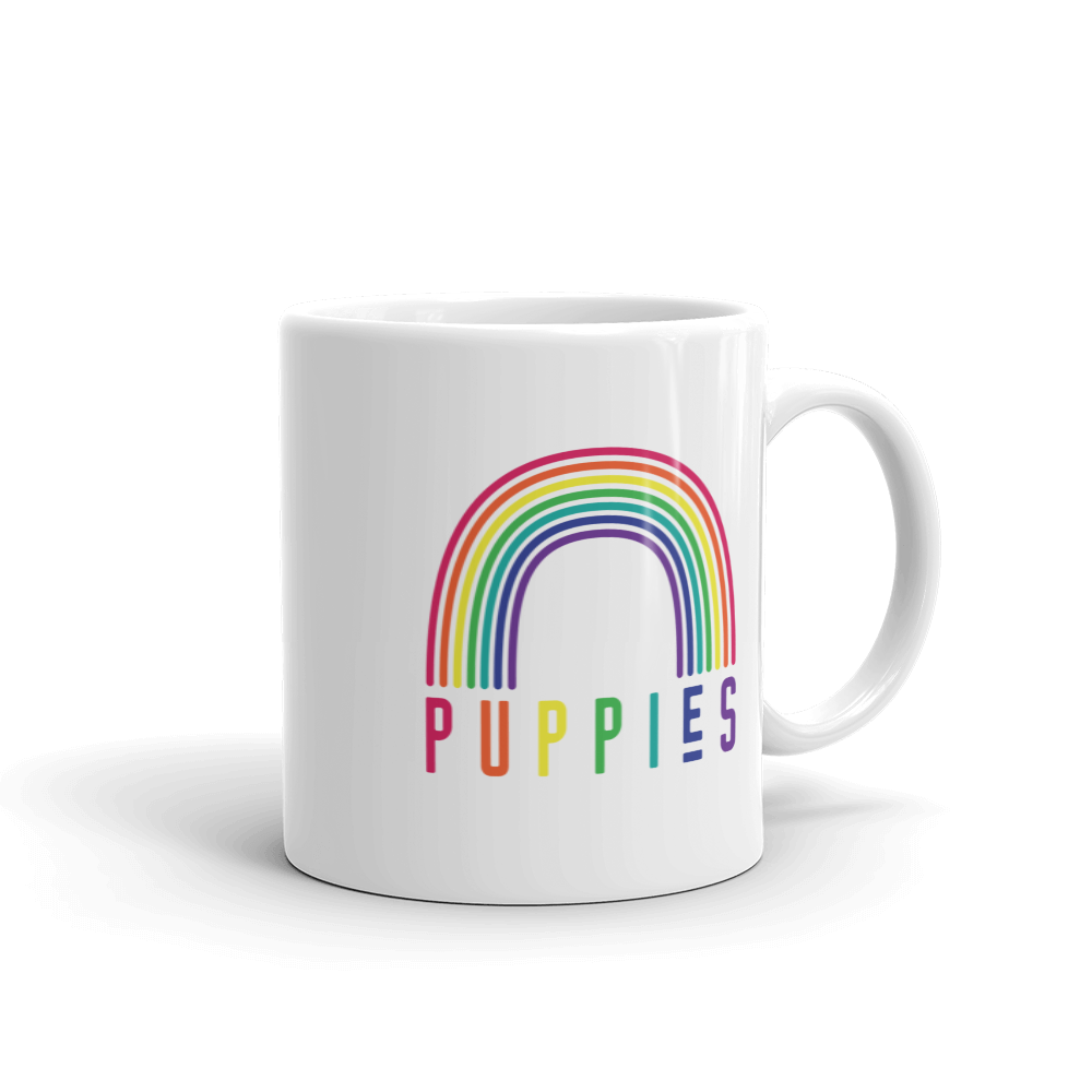 Puppies & Rainbows Mug