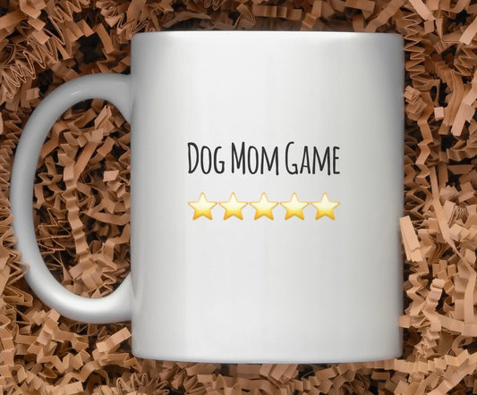 5 Star Dog Mom Game Mug