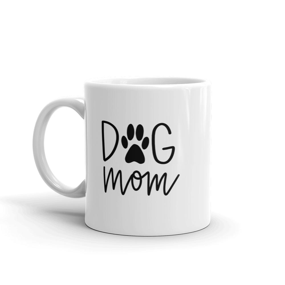 proud dog mom coffee mug