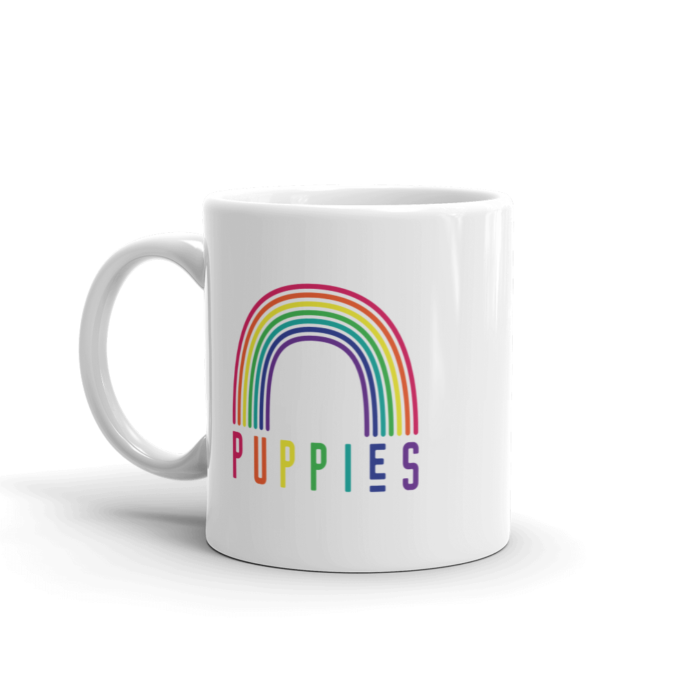 Puppies & Rainbows Mug