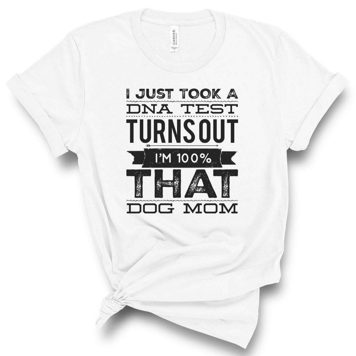women's white t-shirt, crazy dog lady